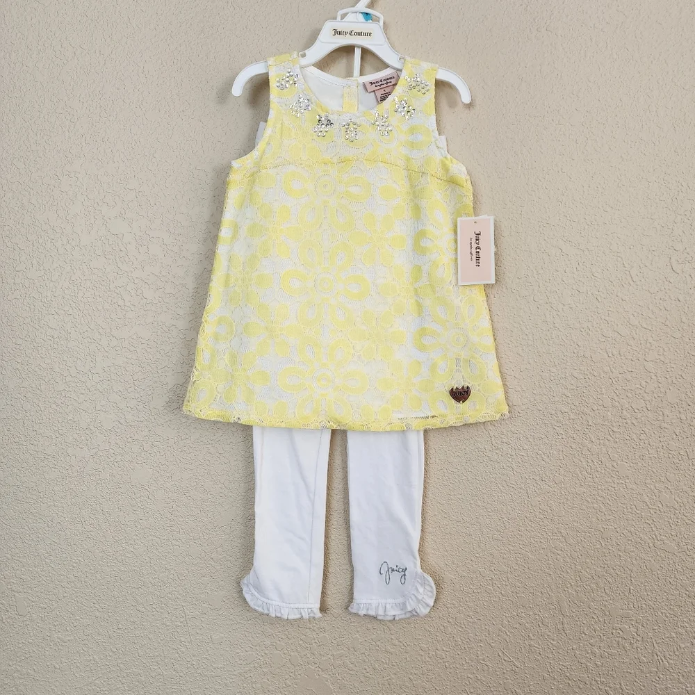 Juicy Couture Two-Piece Set Girls Size 5 New